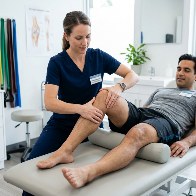 Manuelle Therapie am Knie